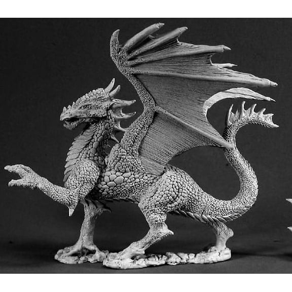 Reaper Miniatures Silver Dragon 02539 Dark Heaven Legends Unpainted Metal Figure