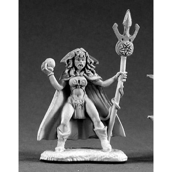 Reaper Miniatures Sinessa, Devil Woman #02130 Dark Heaven Unpainted Metal