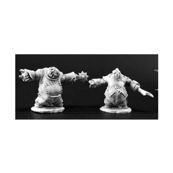 Reaper Miniatures Stitch Golems, Lesser 2 Pcs 03697 Dark Heaven Unpainted Metal