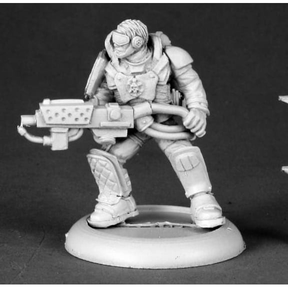 Reaper Miniatures "Torch" McHughes, IMEF Flame Thrower #50175 Chronoscope Figure