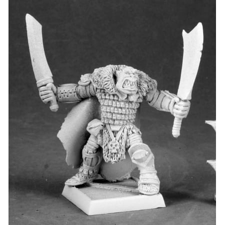 Reaper Miniatures Torg, Orc Tundra Stalker Sergeant #14602 Kargir Unpainted Mini