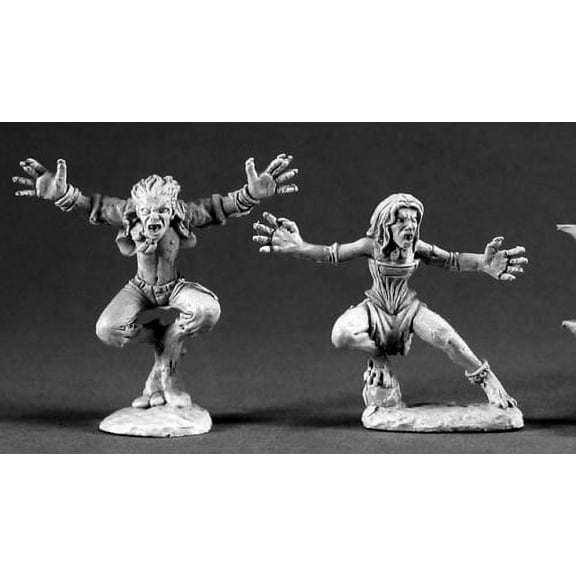 Reaper Miniatures Vampire Spawn (2 Pieces) #03383 Dark Heaven Unpainted Metal