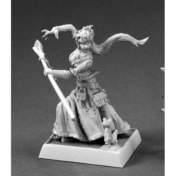 Reaper Miniatures Winter Witch #60149 Pathfinder Miniatures Unpainted D&D Mini
