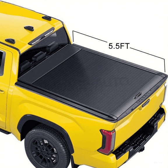 Rear 5.5FT Hard Retractable Truck Bed Cover w/keys For 2022-2025 Toyota Tundra