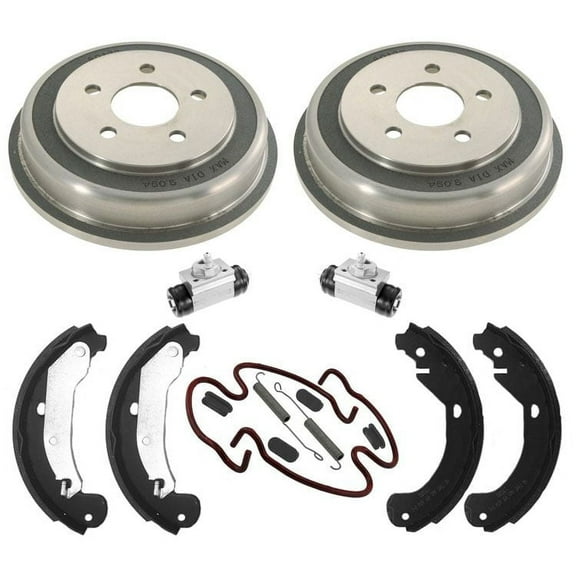 Rear 5 Lug Drums Shoes Wheel Cylinders Spring Kit for Chevrolet Cobalt HHR 06-08