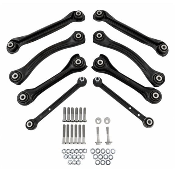 Rear 8-pc Control Arm Kit Upper Lower Forward Rearward For Mercedes-Benz Fits select: 1994-2003 MERCEDES-BENZ E 320, 2001-2004 MERCEDES-BENZ SLK 320