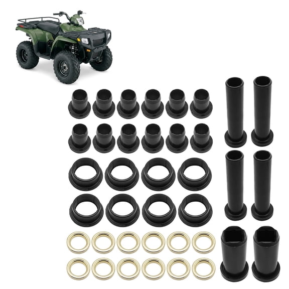 Rear A-Arm Bushing Spacer Kit Rear Suspension A Arm Bushing Spacer Kit 5020677 5433063 5433413 5433066 5433065 for Polaris Sportsman 335 400 500 700 1996-2002 Xplorer 500 Worker Diese-l Rse