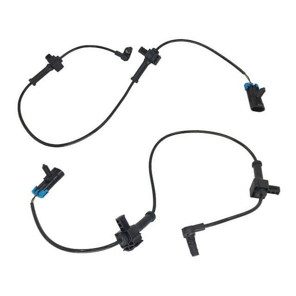 Rear ABS Speed Sensor Kit - 2 Piece - Compatible with 2007 - 2013 Chevy Silverado 1500 2008 2009 2010 2011 2012