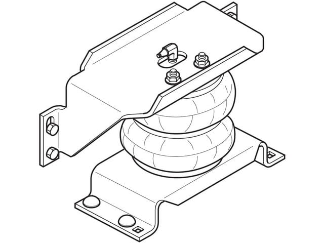 Rear Air Lift Leveling Kit - Compatible with 2003 - 2017, 2019, 2021 - 2022 Ford E-450 Super Duty 2004 2005 2006 2007 2008 2009 2010 2011 2012 2013 2014 2015 2016
