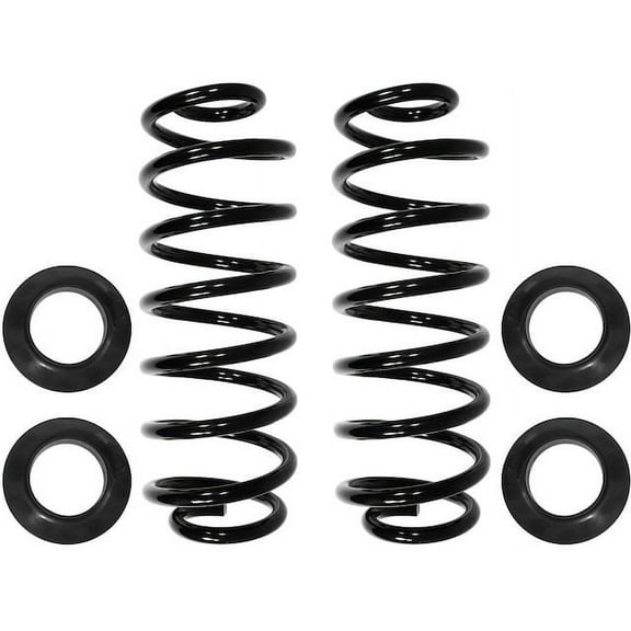 Rear Air Spring to Coil Spring Conversion Kit - Compatible with 1989 - 2011 Lincoln Town Car 1990 1991 1992 1993 1994 1995 1996 1997 1998 1999 2000 2001 2002 2003 2004 2005 2006 2007 2008