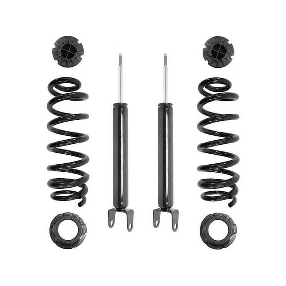 Rear Air Spring to Coil Spring Conversion Kit - 8-Piece - Compatible with 2011 - 2020 Jeep Grand Cherokee 2012 2013 2014 2015 2016 2017 2018 2019