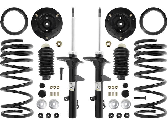 2003-2011 Lincoln Town Car Rear Air Bag To Shocks & Coil Springs Conversion Kit 293957772801