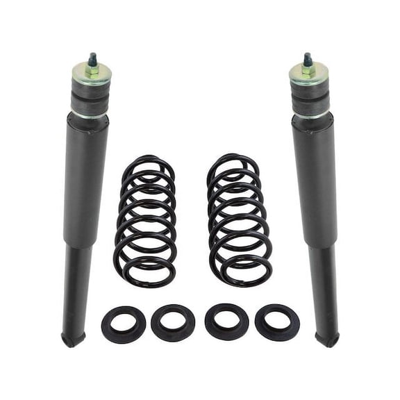 Rear Air Spring to Coil Spring Conversion Kit - Compatible with 1992 - 2002 Lincoln Town Car 1993 1994 1995 1996 1997 1998 1999 2000 2001