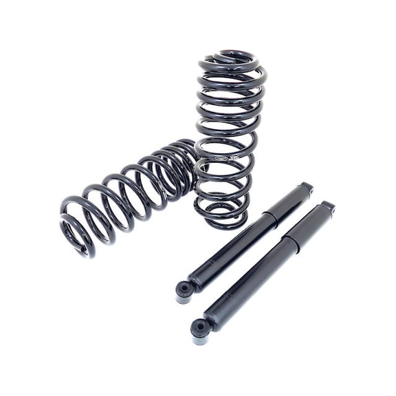 Rear Air Spring to Coil Spring Conversion Kit - Compatible with 1997 - 2002 Ford Expedition 4WD 1998 1999 2000 2001