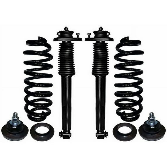 Rear Air Spring to Coil Spring Conversion Kit - Compatible with 2000 - 2006 BMW X5 2001 2002 2003 2004 2005