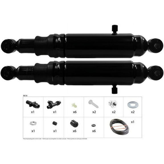 Rear Air Suspension Shock - Compatible with 2011 - 2018 Ram 1500 2012 2013 2014 2015 2016 2017