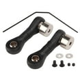Rear Anti Tilt Tie Rod Plastic and Iron Black Rear Sway Bar Set for ZD