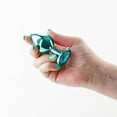 thumbnail image 1 of Rear Assets Metal Anal Plug Medium Teal, 1 of 3
