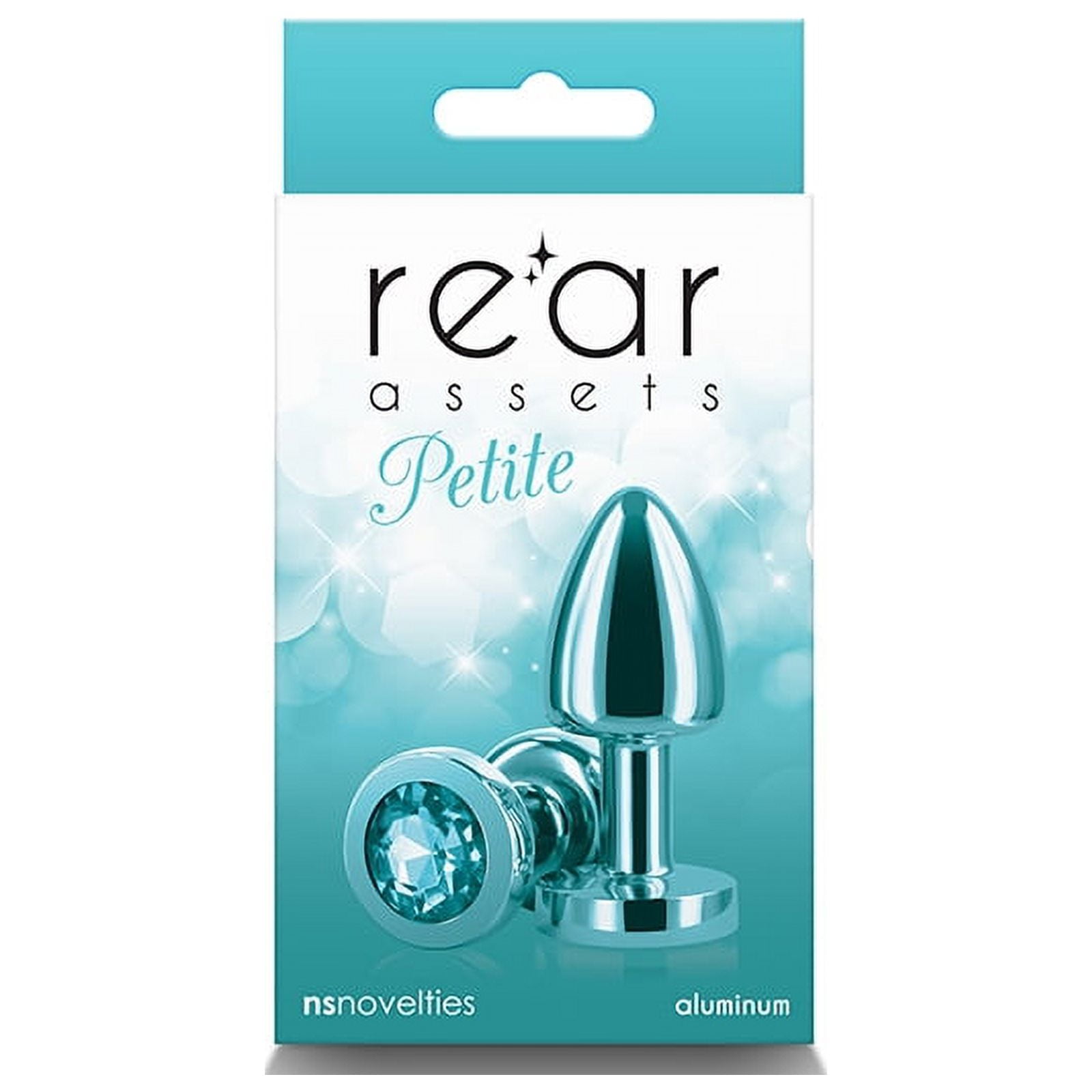 Rear Assets Petite Aluminum Anal Plug, Teal - Walmart.com