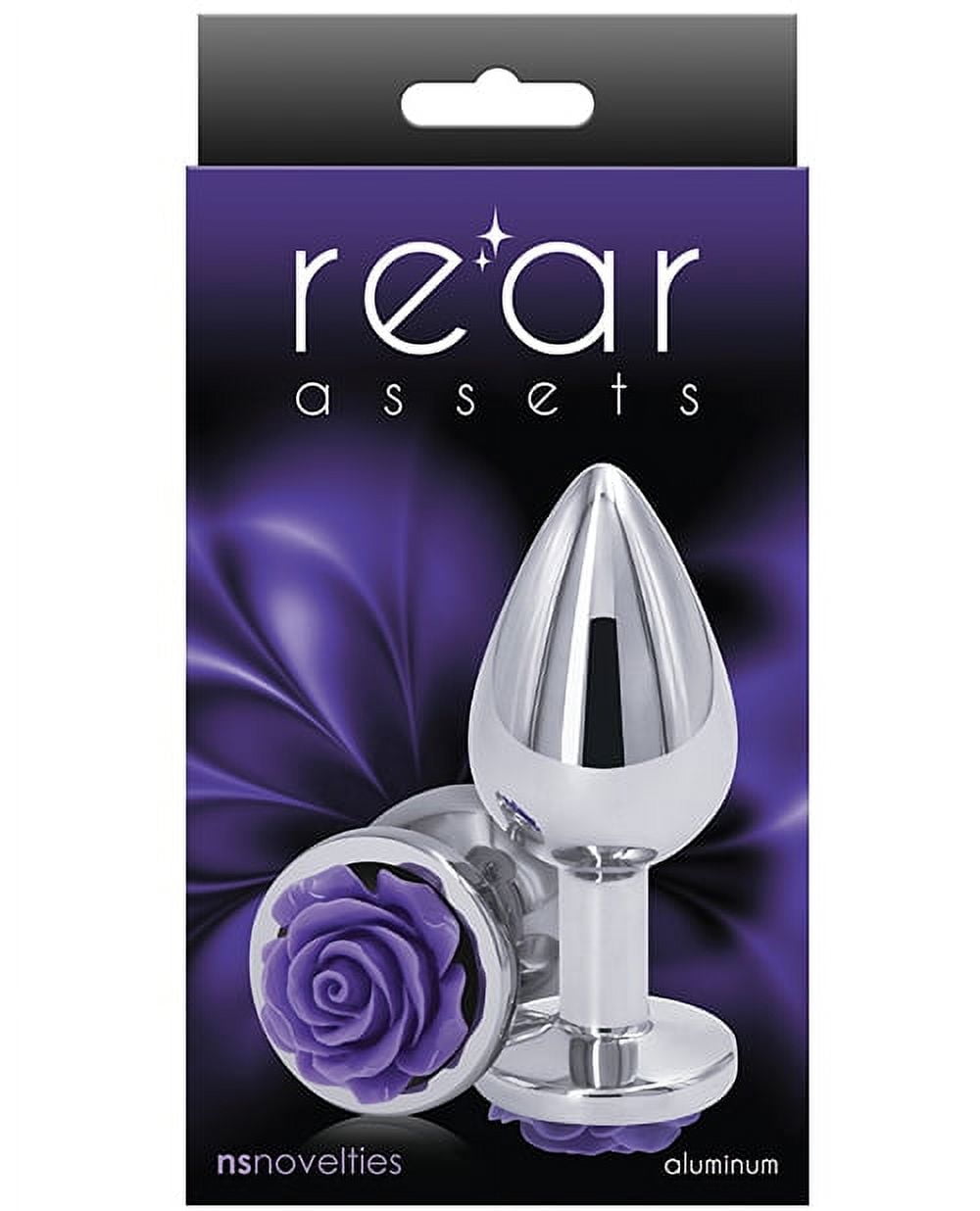 Rear Assets Rose Anal Plug - Medium - Purple - Walmart.com