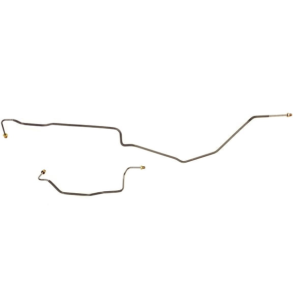 Rear Axle Brake Lines - Fits 01-06 GMC Sierra 1500 HD, 99-04 GMC Sierra 2500, 01-06 Chevy Silverado 1500 HD, 99-07 Chevy Silverado 2500 - Galfan Coated Steel - The Stop Shop