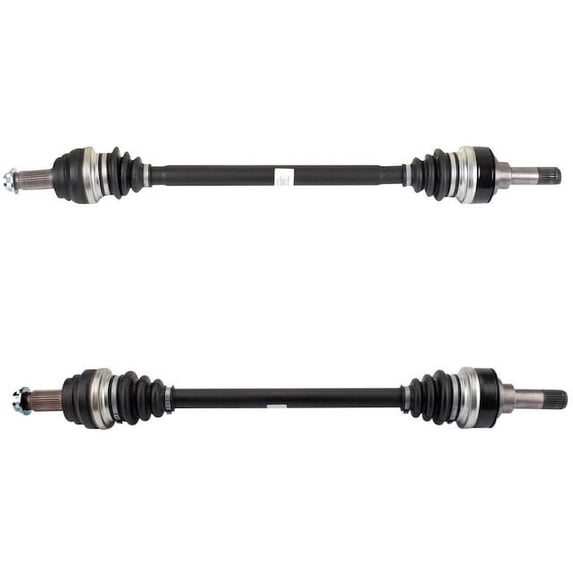 Rear Axle Shaft Set 2 Piece - Compatible with 2009 - 2012 BMW 535i xDrive 2010 2011
