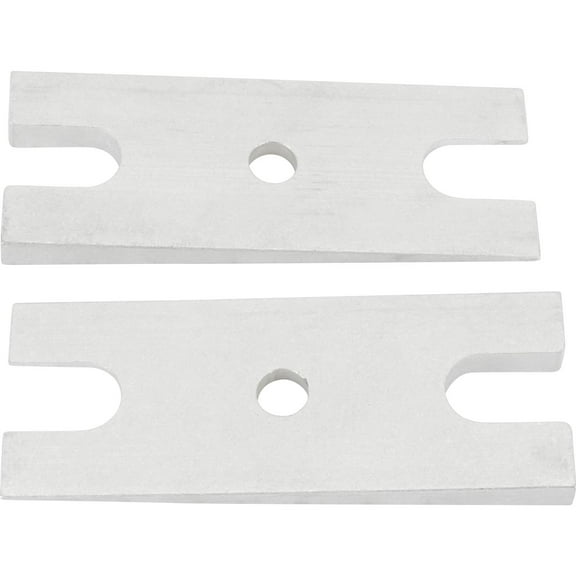 Rear Axle Shim, 4-Degree Billet Aluminum Pinion Angle Shim, Corrects Driveline Angle, 2.25" x 5.8125" Dimensions, Sold in Pairs, Compatible with 1960-72 Chevy Pickup C10/C20