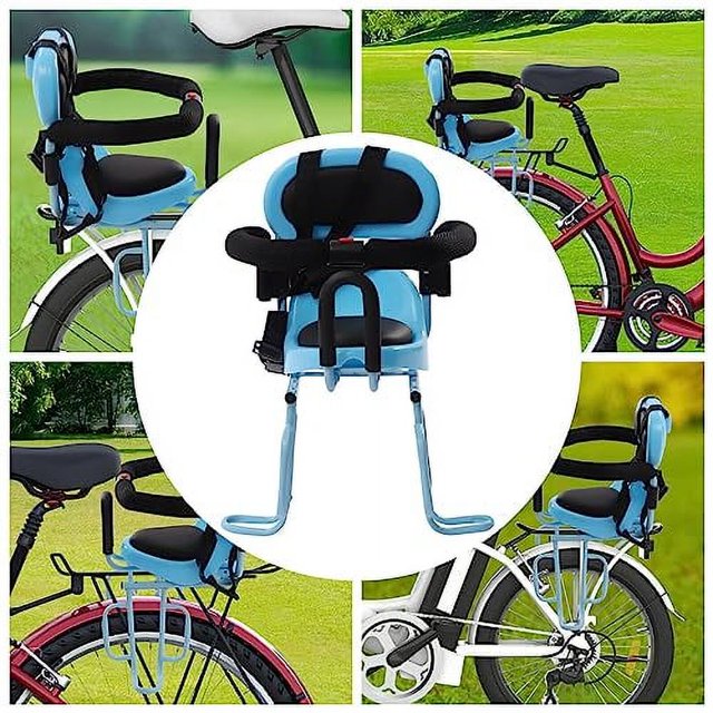 Rear Baby Seat Bike Fenced Seat for Child Carrier Rack Mounted with