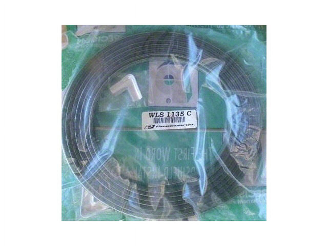 Rear Back Glass Windshield Seal Lock Strip Mylar / Chrome