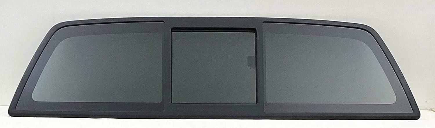 Rear Back Manual Slider Window Glass Compatible with Ford F150 2004 ...