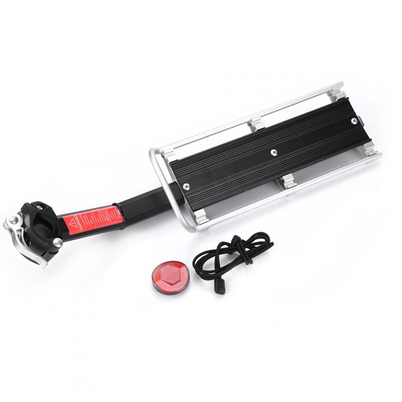 Rear Bicycle Carrier, Seat Post Mount, Lightweight Alloy, Secure Luggage Rack