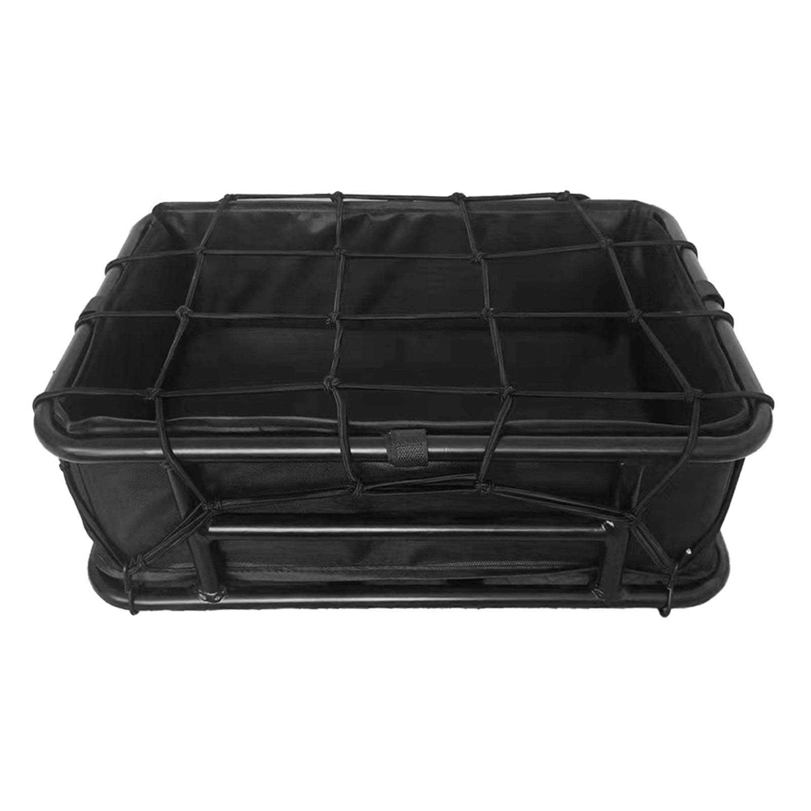 Lambolt Rear Bike Basket For E-Bikes & Regular Bikes – Heavy Duty With Waterproof Liner, Net & Rain Cover