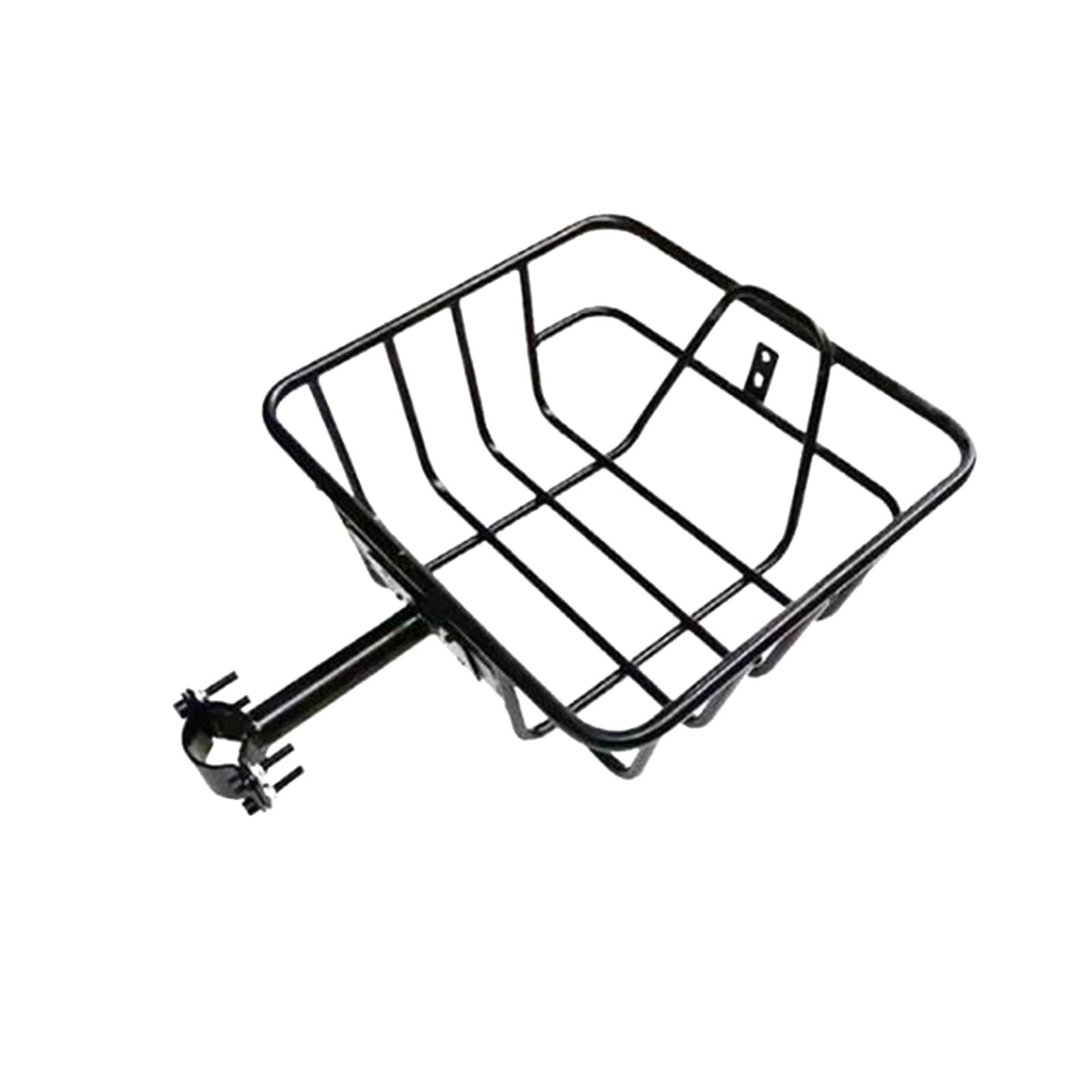 Rear Bike Basket s Black Cargo Rack for Hiking Biking Camping