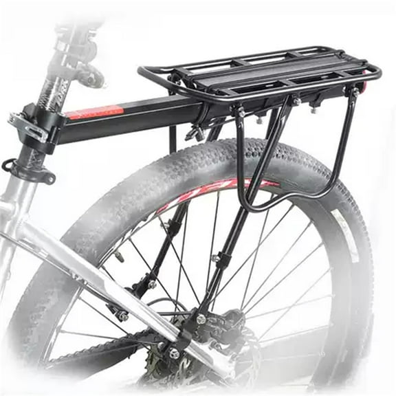 Rear Bike Rack,Bike Cargo Rack& Large Size Reflective,Quick Release Mountain Road Bicycle Rear Racks,Universal Bike Luggage Rack,Large Capacity Bike Pannier Rack