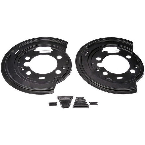 Rear Brake Backing Plate - Compatible with 2006 - 2014 Chevy Silverado 2500 HD 2007 2008 2009 2010 2011 2012 2013
