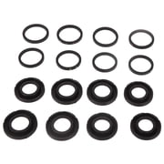 Rear Brake Caliper Repair Kit, Silver, Comprehensive Restoration Set-Rear Disc Brake Caliper Repair Kit