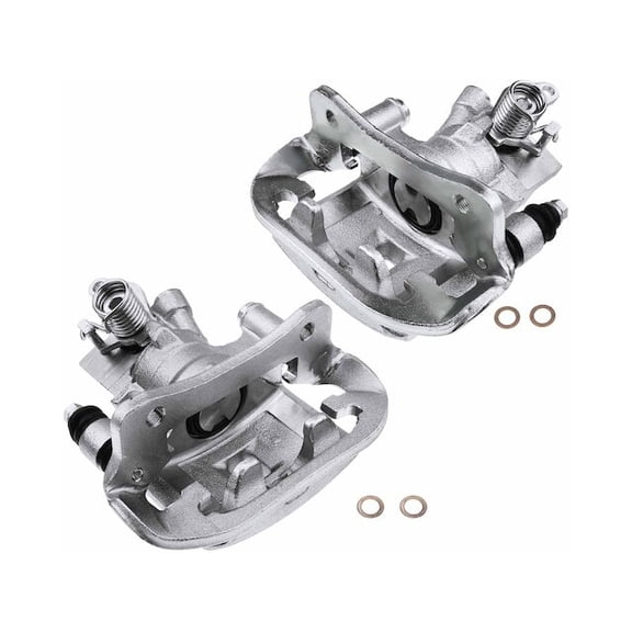 Rear Brake Caliper Set 2 - Compatible with 2003 - 2005 Toyota MR2 Spyder Base 1.8L 4-Cylinder - Autopart Premium