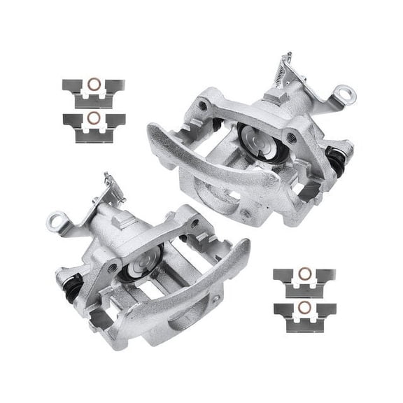 Rear Brake Caliper Set 2 - Compatible with 2003 - 2006 Lincoln LS - Autopart Premium