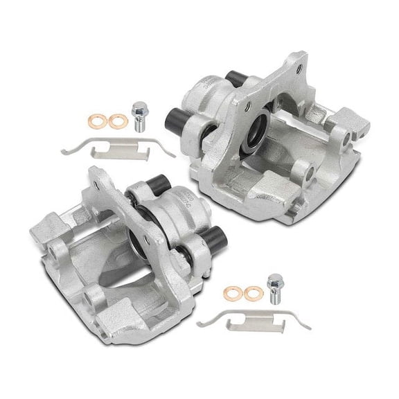 Rear Brake Caliper Set 2 - Compatible with 2006 BMW 325xi Base 3.0L 6-Cylinder