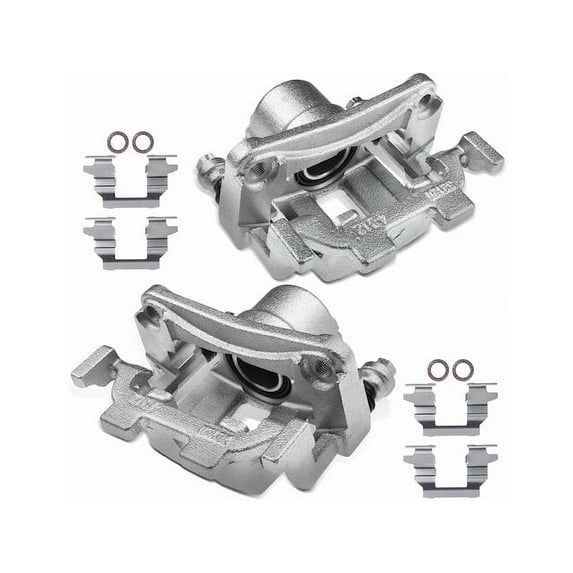 Rear Brake Caliper Set 2 - Compatible with 2007 - 2008 INFINITI G35 3.5L V6