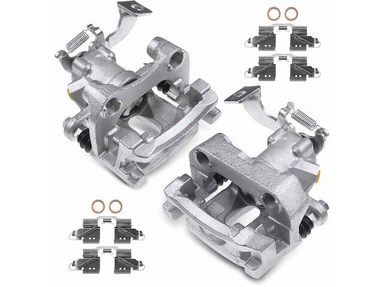 Rear Left & Right Brake Calipers For 2004-2005 Toyota RAV4 2.4L – With Metal Pistons, No Bracket