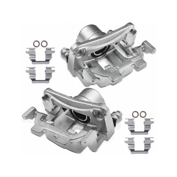Rear Brake Caliper Set 2 - Compatible with 2009 INFINITI G37 X AWD 3.7L V6