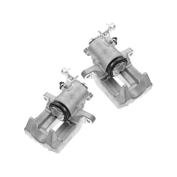 Rear Brake Caliper Set 2 - Compatible with 2012 - 2015 Volkswagen Jetta Sedan - Autopart Premium
