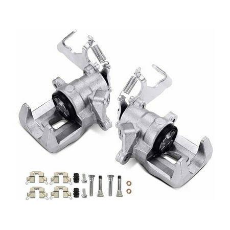 Rear Brake Caliper Set 2 - Compatible with 2013 - 2015 Mazda CX-5 - Autopart Premium