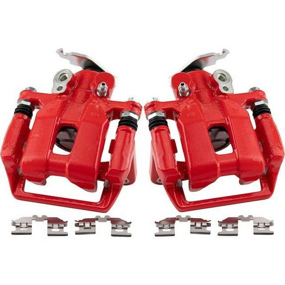 Rear Brake Caliper Set 2 Piece - Compatible with 2008 - 2012 Honda Accord 2009 2010 2011