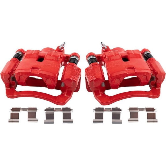 Rear Brake Caliper Set 2 Piece - Compatible with 2015 - 2019 Subaru WRX 2016 2017 2018
