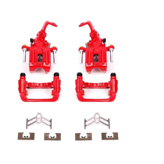 Rear Brake Caliper Set - Compatible with 2000 - 2009 Honda S2000 2001 2002 2003 2004 2005 2006 2007 2008