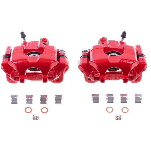 Rear Brake Caliper Set - Compatible with 2005 - 2010 Scion tC - Power Stop