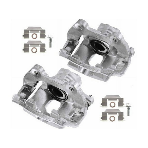 Rear Brake Caliper Set - Compatible with 2008 - 2017 Buick Enclave Sport Utility - Autopart Premium