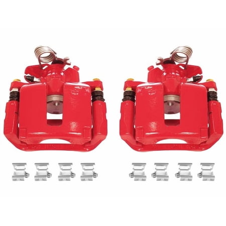 Rear Brake Caliper Set - Compatible with 2010 - 2019 Ford Taurus - Power Stop